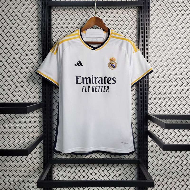 Camisa Real Madrid Home 23/24 - Adidas Torcedor Masculina - Lançamento