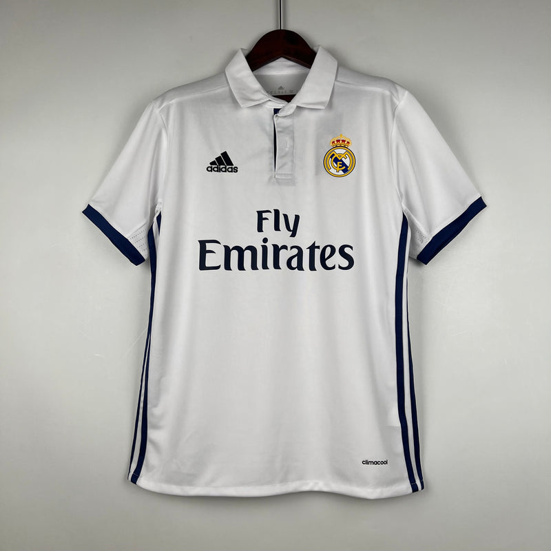 Cópia de Camisa Real Madrid 16/17 - Home - Versão Retro