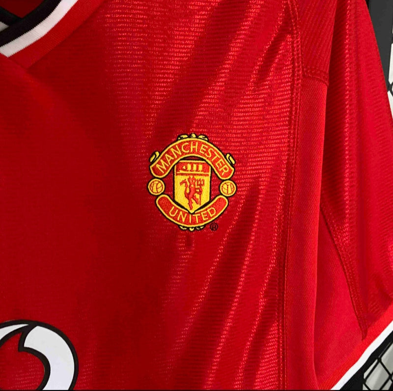 Camisa Manchester United Titular 2000 - Versão Retro